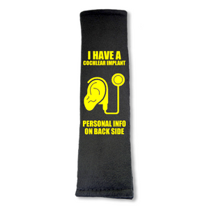 Cochlear Implant Seat Belt Cover