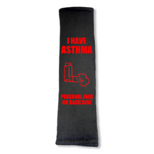 Load image into Gallery viewer, Asthma Seat Belt Cover