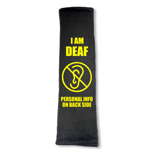 Deaf Seat Belt Cover