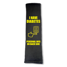 Load image into Gallery viewer, Diabetes Seat Belt Cover