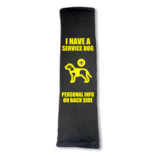 Load image into Gallery viewer, Service Dog Seat Belt Cover